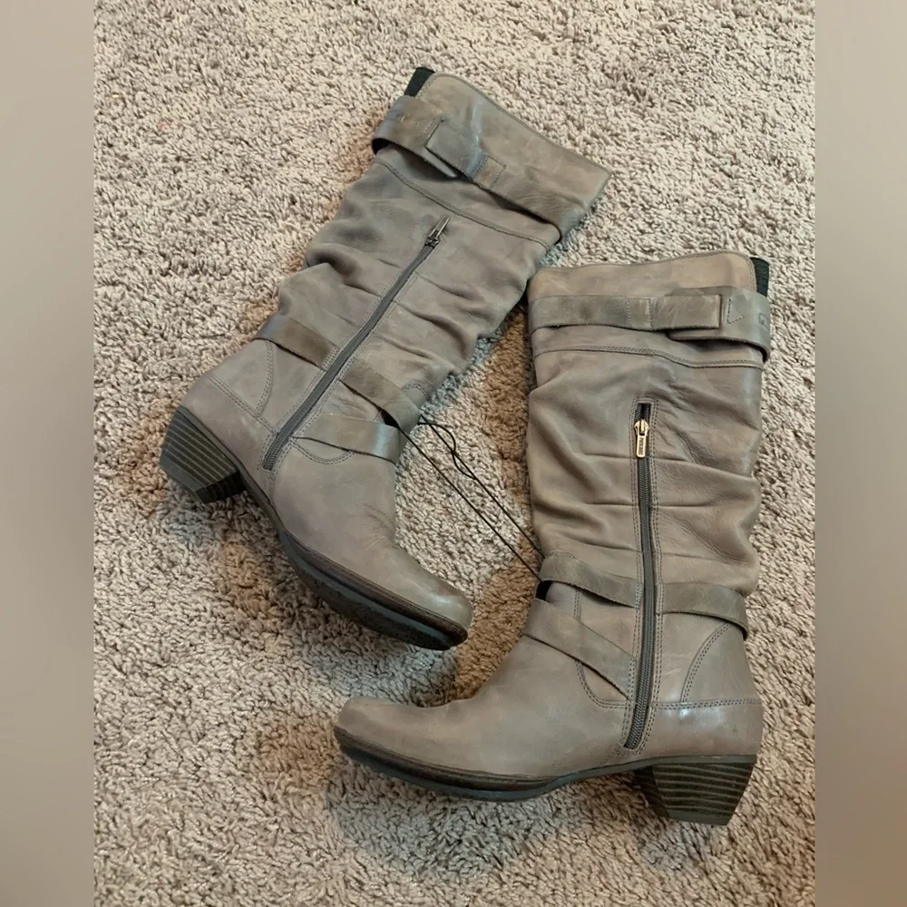New Pikolinos Brujas Boot Reputable Choco Olmo Knee Length Shoes Leather Grey 39